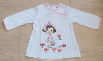 Tee-shirt Manche longue blanc