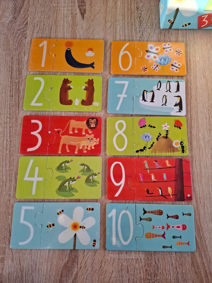 Puzzle duo Djeco chiffres - photo numéro 3