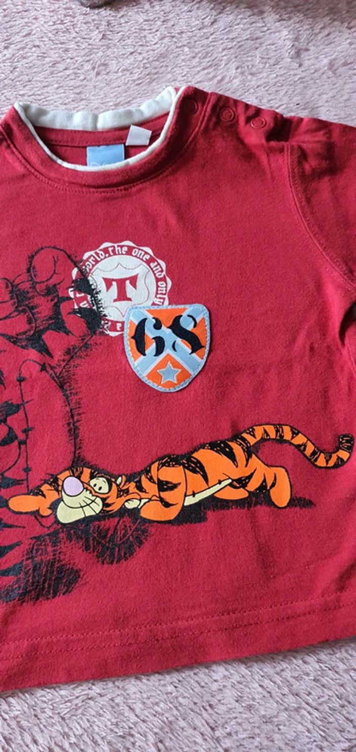 tee-shirt manche longue 9 mois
Bébé garçon tigrou Disney baby - photo numéro 6