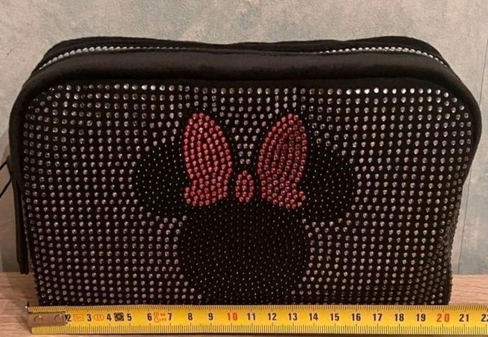 Trousse de maquillage minnie mouse avec strass - photo numéro 2