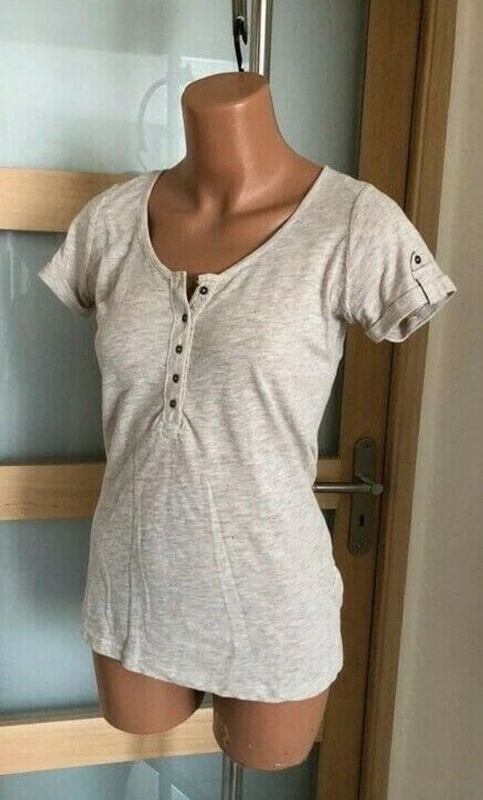Beau T- shirt beige, Janina de taille 36 - photo numéro 3