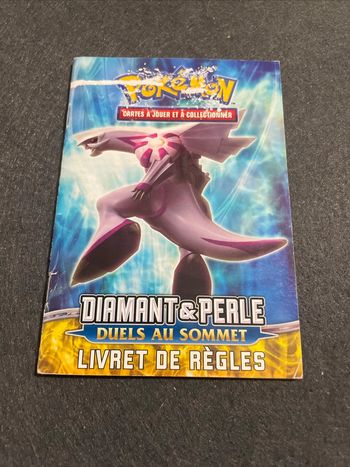 Pokémon Livret De Règles / Liste Des Cartes - Diamant & Perle Duel au Sommet FR