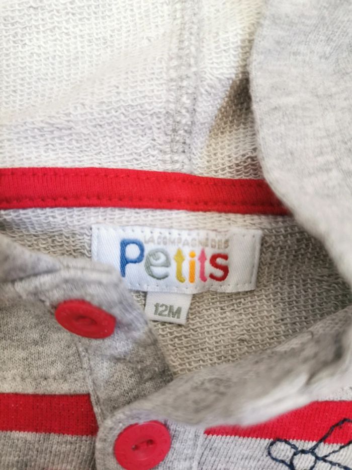 🌺La compagnie des petits Sweat a capuche 12mois - photo numéro 2