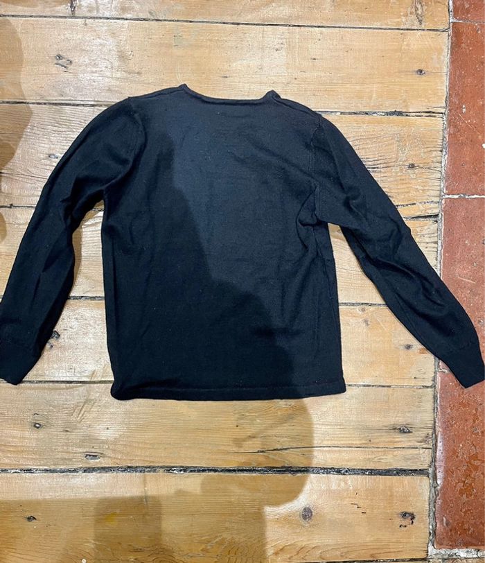 Pull Noir en laine - photo numéro 2