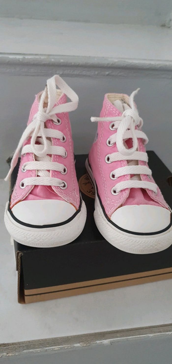 Chaussures converse bébé fille Pointure 21 VIN - photo numéro 8