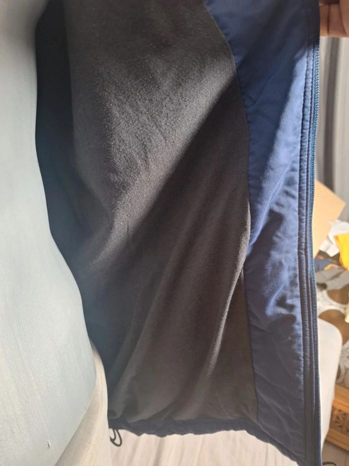 Veste Nike Team vintage XL bleu marine logo bouclier brodé zippée (546) - photo numéro 7