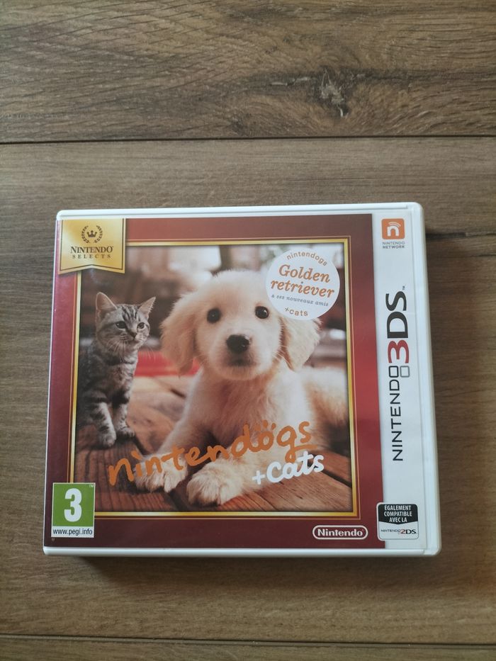 Nintendogs + Cats : Golden retriever & ses nouveaux amis 3ds - photo numéro 1