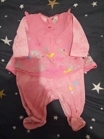 Pyjama rose _ 3 mois