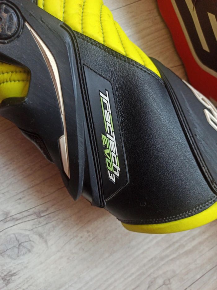Bottes Moto RST Tractech Evo III Sport CE – Taille 47 / 12 UK – Noir & Jaune Fluo - photo numéro 9