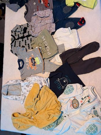 Grand Lot Mixte Bébé Garçon 3 Mois - Prêt pour l'Aventure !