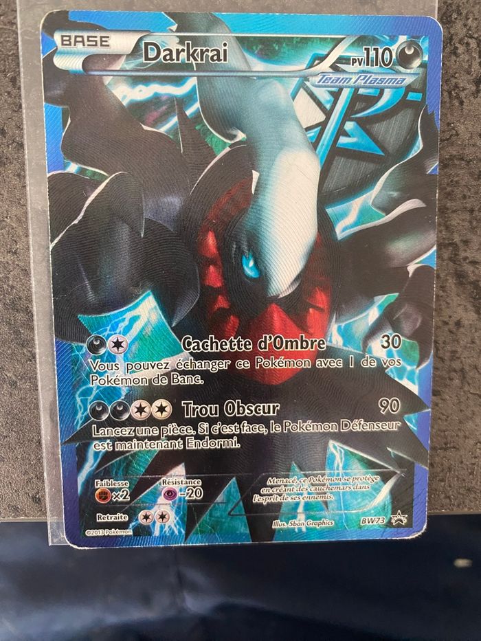 Carte Pokémon Darkrai BW73 - photo numéro 8