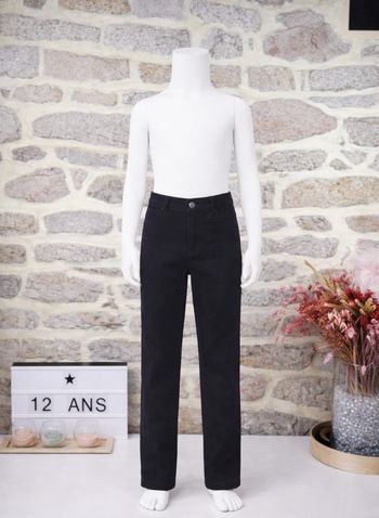 Jeans skinny noir Fille taille 12 ans marque Kiabi 🦜