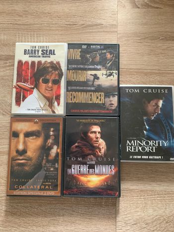 Lot de 5 dvds Tom Cruise ( en lot ou à l’unité)