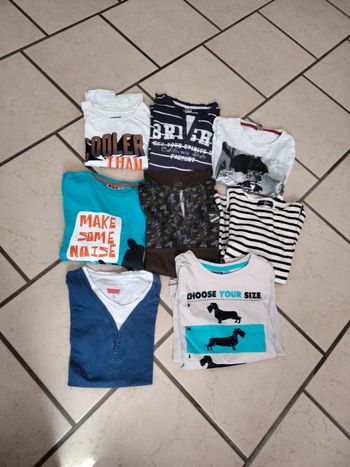Lot de 7 maillots manches longues