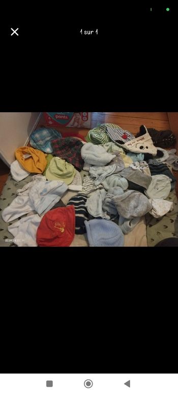 Vends bonnet naissance