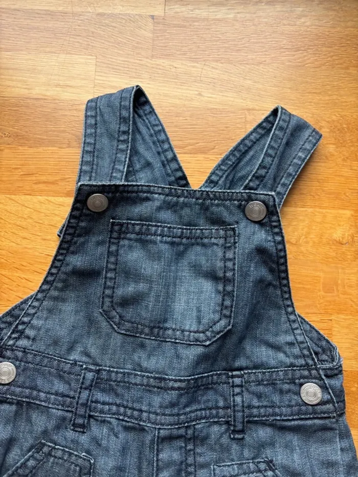 Salopette jean Dpam 18 mois garçon - photo numéro 3