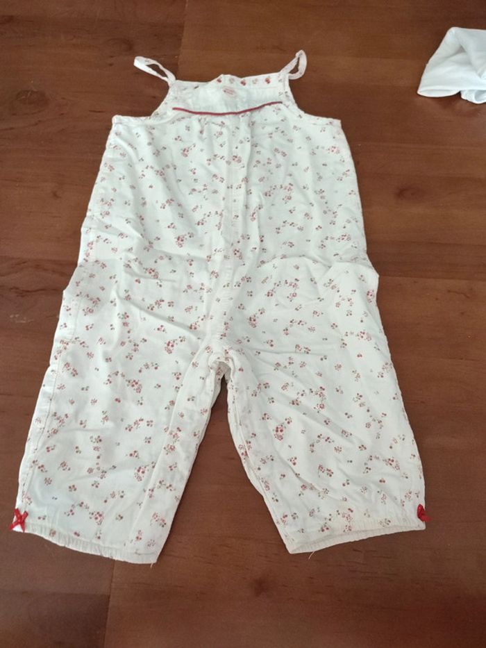 Salopette bébé fille 12 mois Sergent Major très bon état