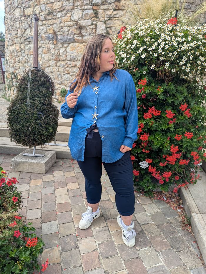 Chemise jean tencel Albi matière fluide
TU - photo numéro 2