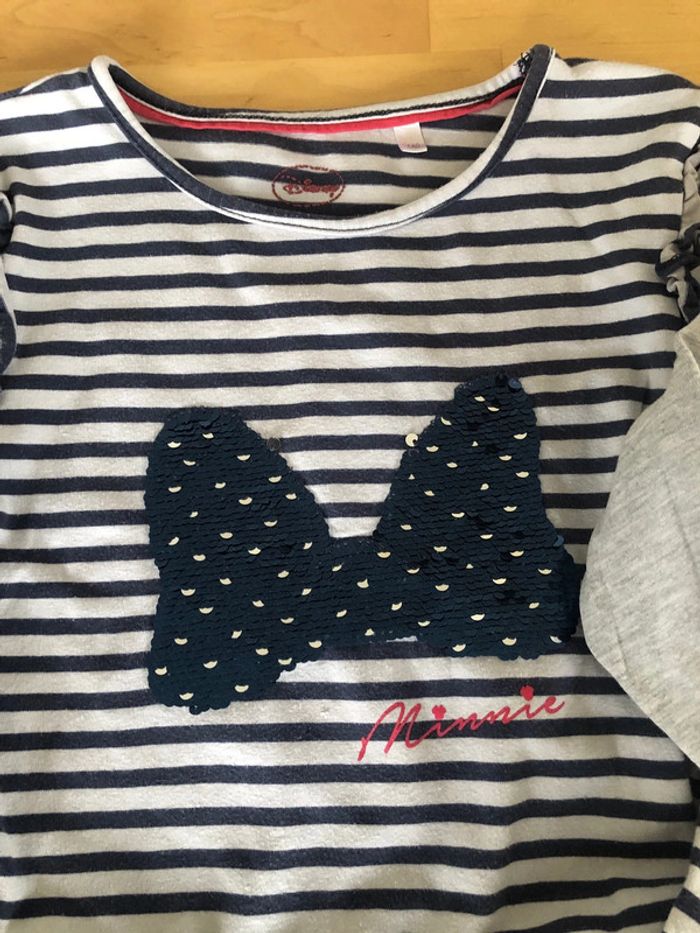 Lot 2 robes fille 8-9 ans Minnie et original marines - photo numéro 3
