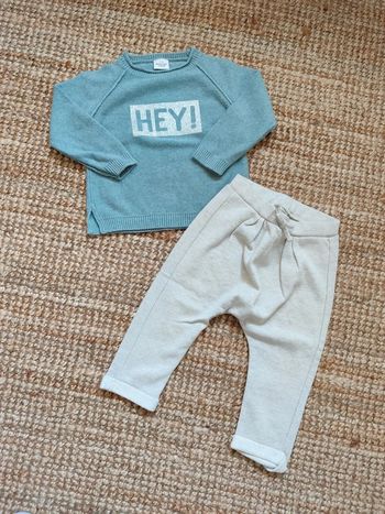 Lot fille 2 ans serouel et pull TAO