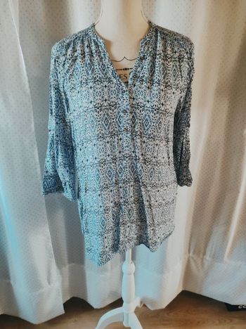 Blouse Etam à motifs, taille 36, TBE!