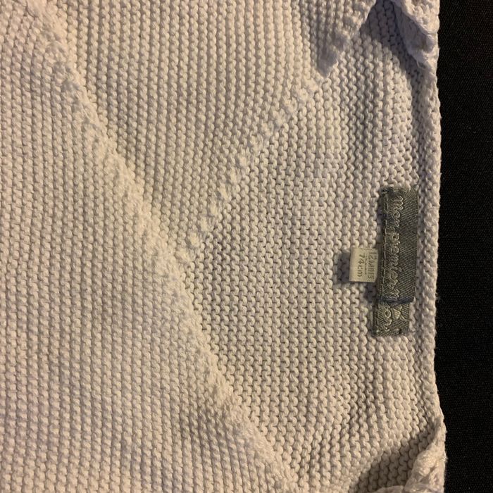 Gilet blanc 12 mois Mon Premier major - photo numéro 2