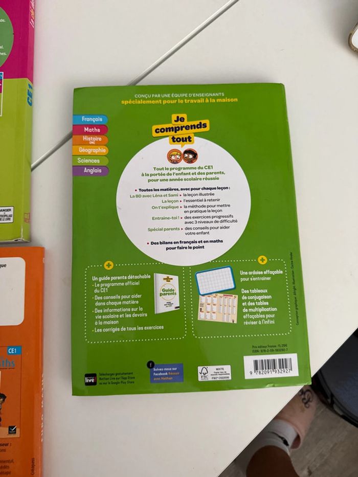 Lot livres educatifs sur le Ce1 neufs - photo numéro 3