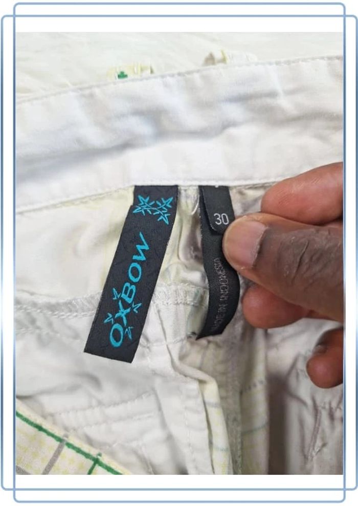 Short Oxbow Vintage à Carreaux – Taille 30 - brodé (597) - photo numéro 9