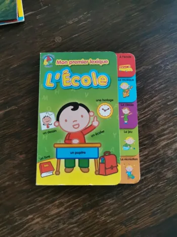 Livre mon premier lexique L'école