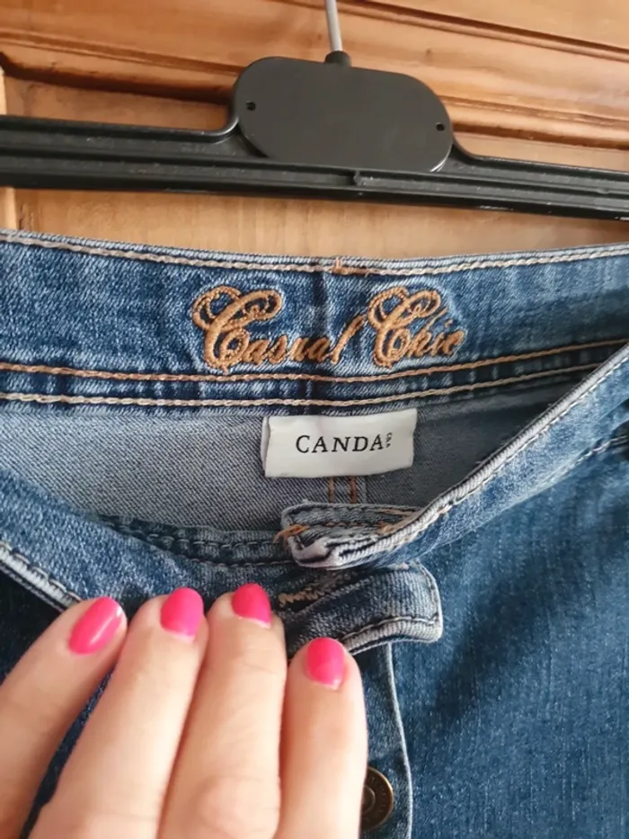 Jupe en jeans vintage - photo numéro 2