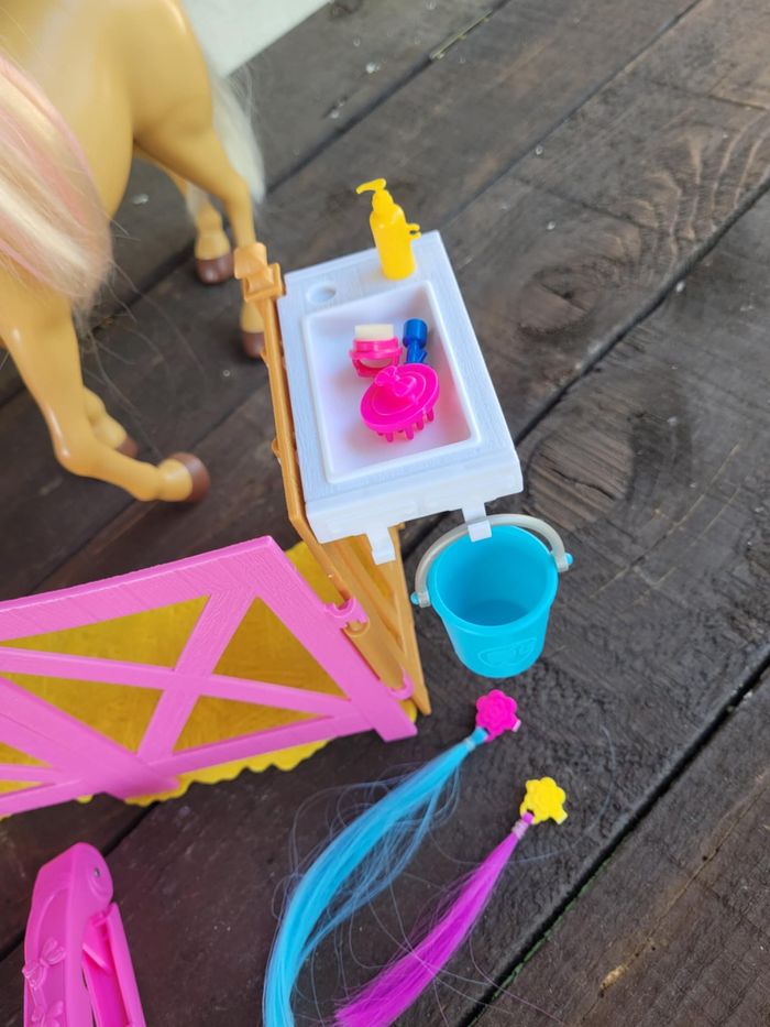 Lot toilettage chevaux Barbie - photo numéro 7