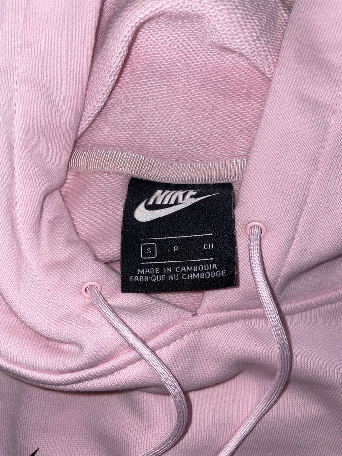 Sweat Nike Crop Top – Taille S - Rose, Très Bon État - photo numéro 3