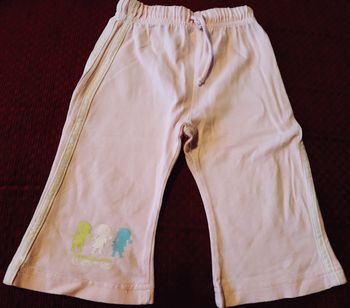 Jogging léger fille rose pastel 12-18 mois / Kimbaloo