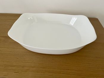 Plat à four blanc - Neuf