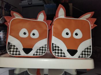 Lot de 2 sacs à dos glacière pour pour enfants