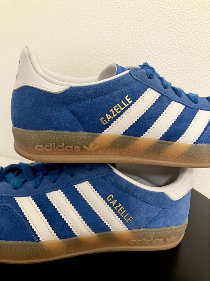 Adidas Originals Gazelle Indoor Blue Bird / White - photo numéro 2