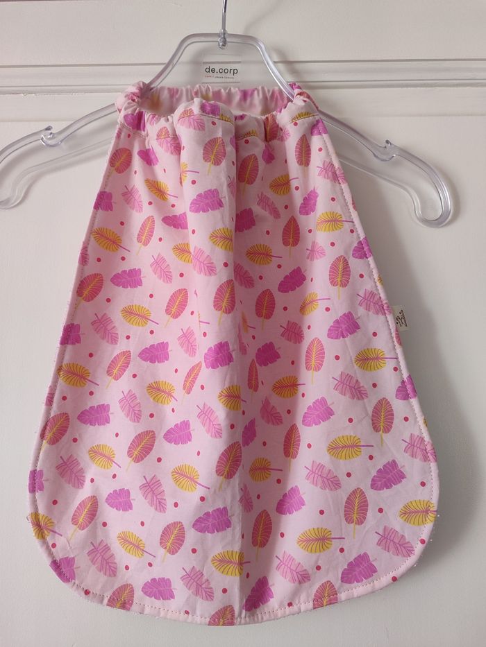 Grand bavoir élastiqué