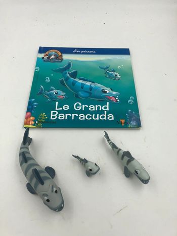 Figurine + 3 figurines / le grand barracuda collection Altaya