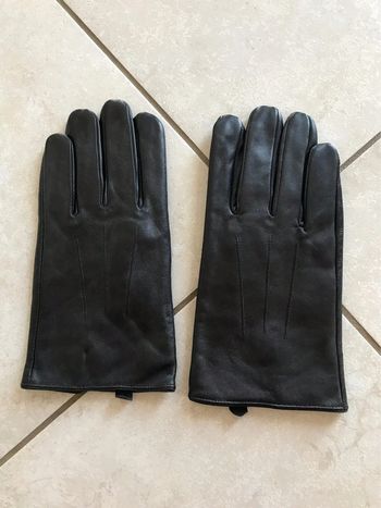 Gants cuir homme