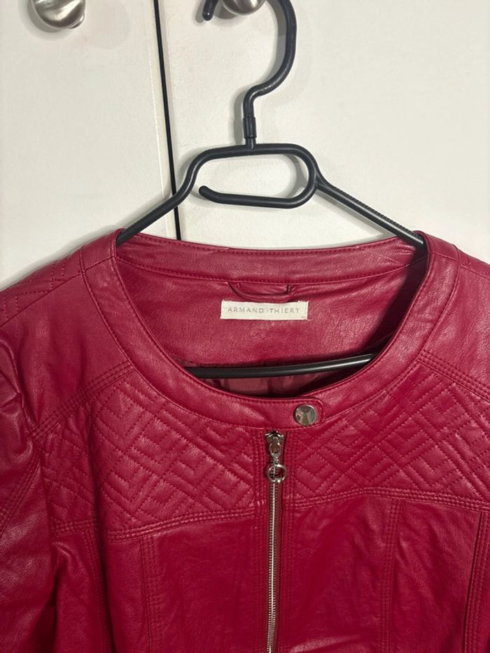 🌺veste simili cuir Armand Thiery🌺 - photo numéro 2