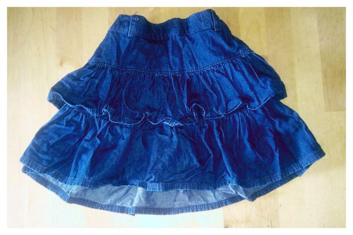 Jupe à volant en jean 3 ans