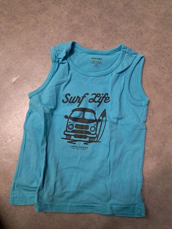 tee shirt débardeur garcon 4 ans