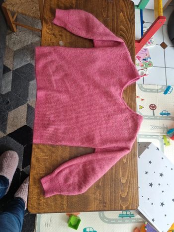 Pull rose doux et chaud bonobo taille M