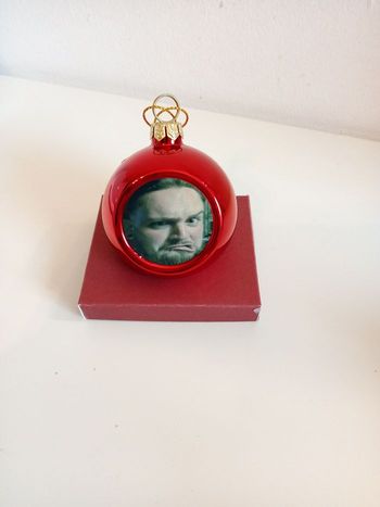 Boule de Noël avec photo