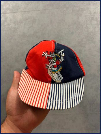 Casquette Vintage Rare Looney Tunes logo brodé