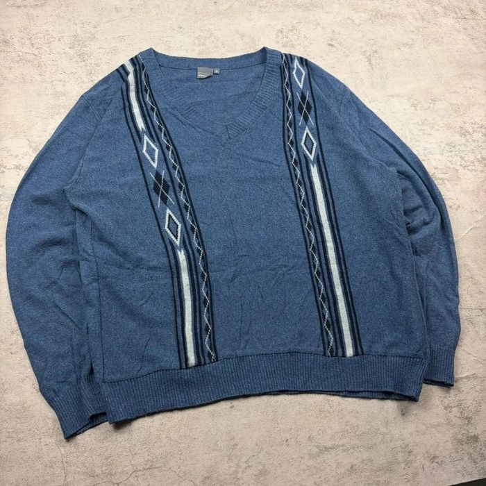Pull rétro vintage Coogi - Édition Triple Blue