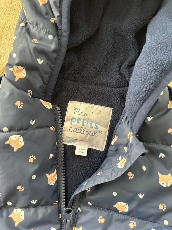 Manteau 12 mois très bon état - photo numéro 2