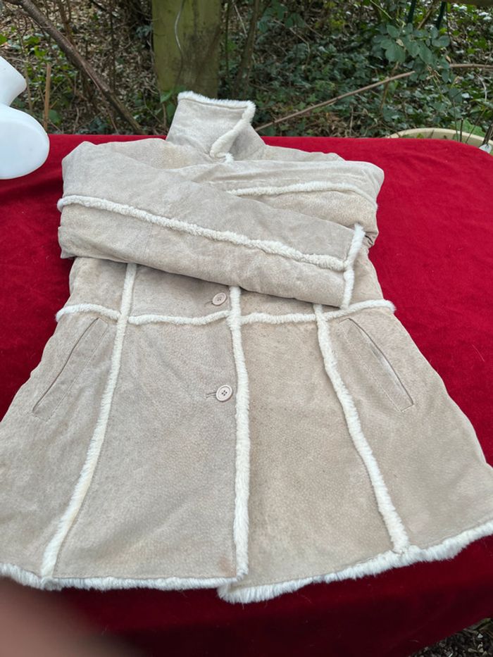 Veste vintage fausse peau retournée – KIABI Casual – Taille 38/40 - photo numéro 9