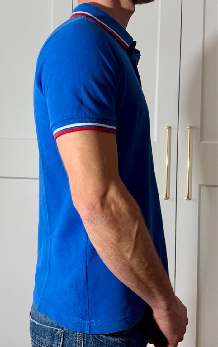 Polo Fred Perry bleu taille S Excellent État - photo numéro 3