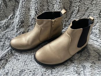 Bottines dorées - taille 31